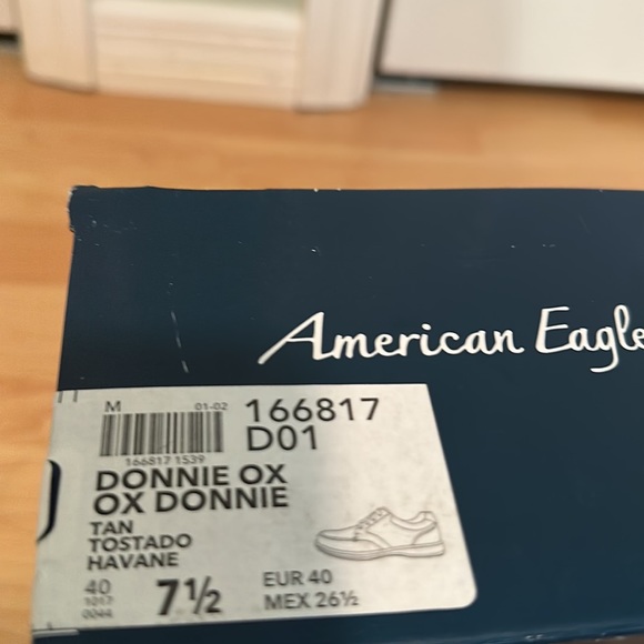 American Eagle Donnie Ox canvas lace-up shoes size 7 1/2 - Picture 6 of 8